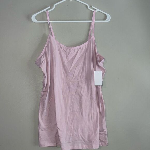 Aveto navy pink tank top size 1X new with tags - Picture 1 of 6